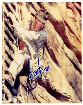 Indiana Jones and the Temple of Doom 8x10 Autographed by Harrison Ford. (PSA/DNA)